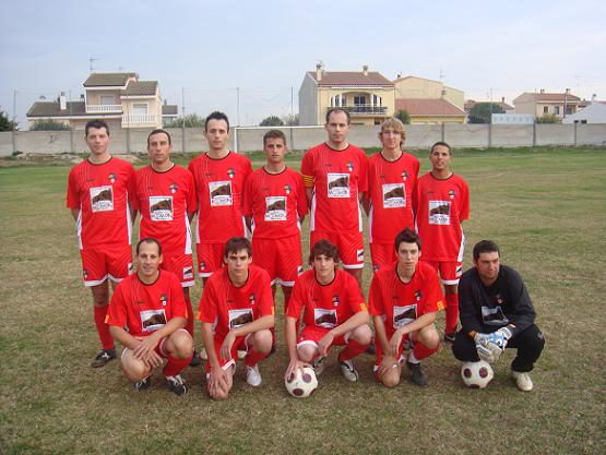 Equip del partit C.F. Pont de Molins- C.F. Cistella