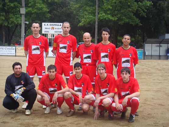 Equip del partit C.F. Cistella - U.E. Siurana